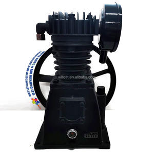 หัวอัดอากาศแบบลูกสูบอุตสาหกรรม UH30ปั๊มเปลือย3แรงม้า BHII30หัวอัดเหล็กหล่อ2สูบ65มม. - Product Image 1