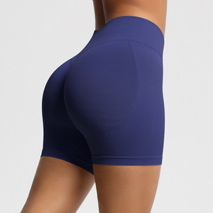 Shorts de Ciclismo de Cintura Alta para Mujer, 3 Pulgadas, Espalda en V, Control de Abdomen, Sin Efecto Camel Toe, Transpirables, para Correr, Yoga, Gimnasio, OEM ODM - Product Image 3