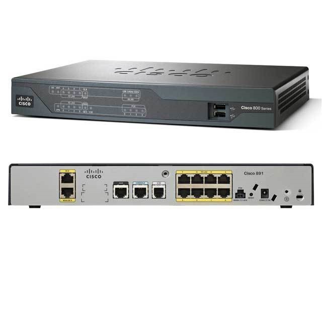 used 800 Series  Ethernet Security Router   881-sec/k9