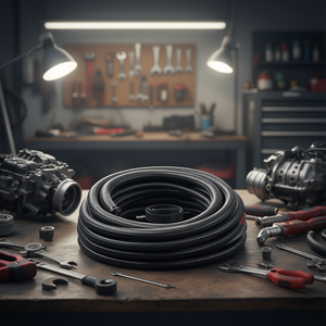 Kit Tubo Carburante da 25 Piedi (7,6 m) con 15 Raccordi Girevoli, Adattatori da 5/16 Pollici, Compatibile con Tubi in Nylon, Acciaio Inossidabile Intrecciato e PTFE - Product Image 2