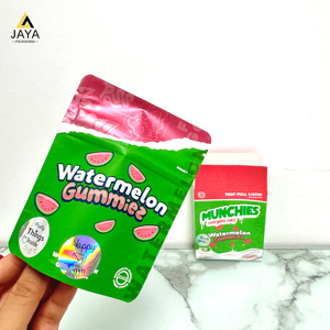 Kỹ thuật số tùy chỉnh in Nắp kéo nhôm lá nhựa 3.5 gam Mylar Túi munchies đứng lên túi túi với hộp - Product Image 3