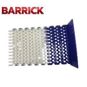 Barrick Bande transporteuse modulaire à mailles courbes avec patins à crochet, qualité alimentaire, antidérapante, pour levage - Product Image 4