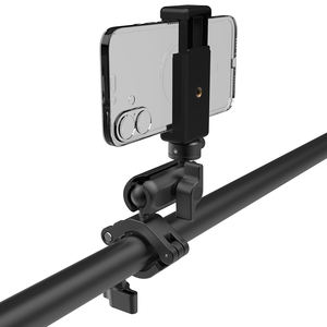 Support de fixation 360 °   Adaptateur à double rotule avec filetage 1/4\" pour caméra d'action DJI, <span class=keywords><strong>Canon</strong></span>, Nikon, reflex numérique, guidon de vélo, guidon de moto - Product Image 1