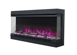 Chimeneas-insertos <span class=keywords><strong>de</strong></span> pared con llama LED 3D, <span class=keywords><strong>chimenea</strong></span> eléctrica <span class=keywords><strong>de</strong></span> hierro fundido, moderna, interior, fuego empotrado <span class=keywords><strong>de</strong></span> 50 pulgadas, 0,5-8H - Product Image 4