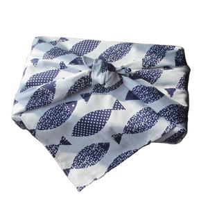 Bandana géométrique en <span class=keywords><strong>tissu</strong></span> Furoshiki inspiré de l'<span class=keywords><strong>origami</strong></span> boîte-cadeau pliable personnalisée - Product Image 4