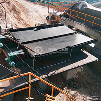 Table vibrante 6-S pour la séparation des minerais dans les lignes de traitement de l'or, de l'étain, du coltan et du tantale