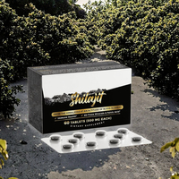 Complément alimentaire ZLS OEM/ODM Shilajit de l'Himalaya en comprimés pour personnes d'âge moyen et âgées, 500 mg, minéraux traces ioniques, vitamines complètes, acides aminés