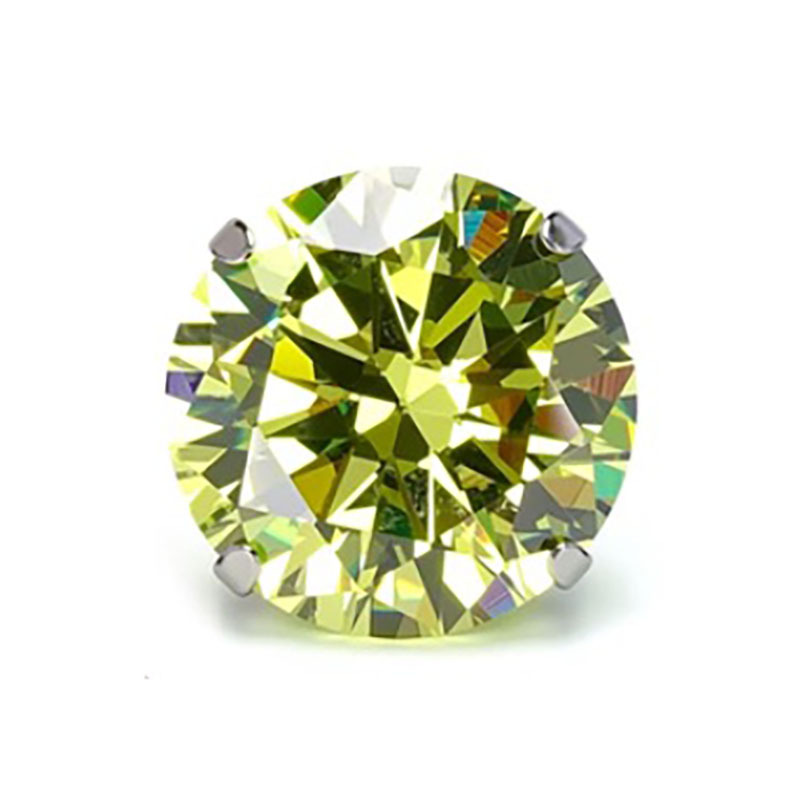 Fond rond couleur naturelle titane (vert pomme importé)