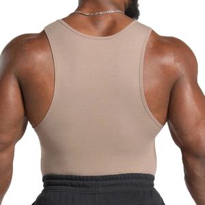 Singlet de sport pour homme, été, pur coton, absorbant la transpiration, séchage rapide, singlet de course, fitness, basketball, singlet pour homme - Product Image 4
