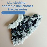 Robe de poupée de style occidental en dentelle florale de la série Lapubu Fantasy pour poupées unisexes de 14 ans et plus, fabriquée en Chine