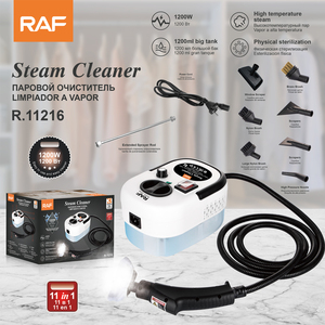 เครื่องทำความสะอาด<span class=keywords><strong>ไอ</strong></span>น้ำ RAF 1200W ถังขนาดใหญ่ 1200 มล. 11 in <span class=keywords><strong>1</strong></span> เครื่องทำความสะอาด<span class=keywords><strong>ไอ</strong></span>น้ำอุณหภูมิสูง ฆ่าเชื้อด้วยความร้อน R.11216 - Product Image 2