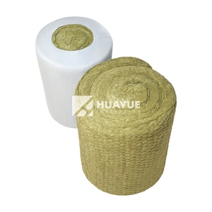 HUAYUE-Couverture en laine de roche de basalte minéral de 1.2m de largeur avec treillis métallique pour l'isolation des chaudières, rouleaux disponibles - Product Image 4