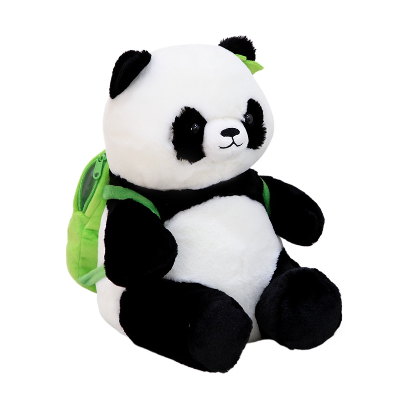 Mengai Cute Panda Doll Good-Looking Plush Toy with PP Cotton Filling Birthday Gift for Girlfriend