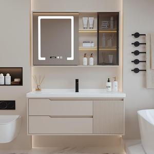 Meuble de salle de bain suspendu en contreplaqué pour la vente en gros - Product Image 1