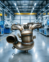 Convertisseur catalytique 3 voies haute performance - Ajustement universel, acier inoxydable, compatible Euro 4/5, installation facile pour la plupart des véhicules