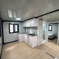 Maison Conteneur Extensible Contemporaine 20 pieds Luxe Préfabriquée OEM ODM Vente en Gros Usine Villa Mobile Unité Habitation Rapide