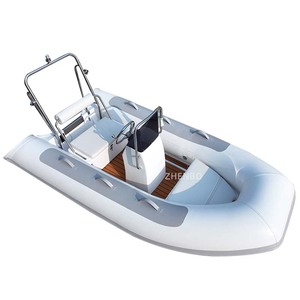 Bateau pneumatique rigide Zhenbo 3.3m RIB 330B avec <span class=keywords><strong>coque</strong></span> en fibre de verre et PVC de 1.2mm, idéal pour <span class=keywords><strong>la</strong></span> pêche, <span class=keywords><strong>la</strong></span> cabine et <span class=keywords><strong>la</strong></span> plongée. - Product Image 5