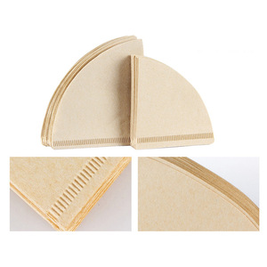Filtre à café en papier en forme de V L-Beans, forme conique, pour 1-2 portions, filtre pour cafetière à filtre V01, couleur unie - Product Image 1