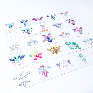 Lindas pegatinas decorativas DIY para pintar tatuajes <span class=keywords><strong>en</strong></span> cejas, cara y <span class=keywords><strong>frente</strong></span> para niñas, adolescentes y niños. - Product Image 1