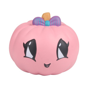 PVC Pumpkin <b>Squishy</b> Toy Soft Slow Rebound Cartoon Shape Cute Promotional Gift - Product Image 5