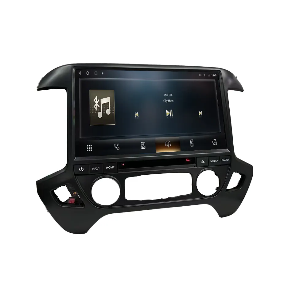 PX6 Android 12 Autoradio Stereo-Video einheit GPS Touch Vertikal Tesla Style Bildschirm Carplay Für Chevrolet Silverado GMC 2014-2018