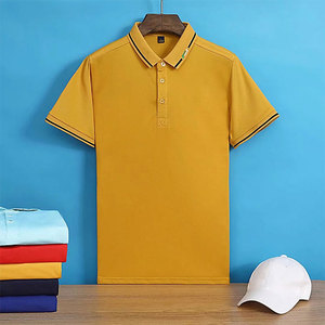 Camiseta 100% de algodón para <span class=keywords><strong>hombre</strong></span>, Polo con estampado personalizado en 7 colores, Logo OEM, liso, color blanco - Product Image 2
