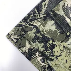 Personalizado impermeable TC prenda de moda realtree verde camuflaje impreso ropa de trabajo uniforme de tela