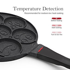 Sanlang Nhà Máy Bán Buôn Cao Cấp Die Cast Nhôm <span class=keywords><strong>Pancake</strong></span> Pan Vỉ Nướng Không Dính Smiley <span class=keywords><strong>Pancake</strong></span> Khuôn Cho Trẻ Em - Product Image 2