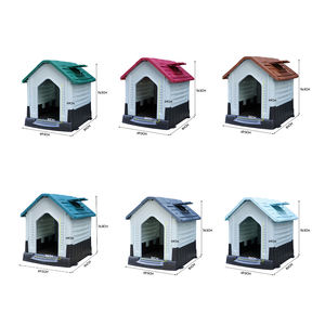 Fabricante al por mayor al aire libre de plástico impermeable Casa de perro con ventana inodoro - Product Image 5