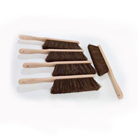 Brosse de nettoyage industrielle en poils de cheval, manche en bois, personnalisable OEM pour draps, vêtements, canapé, brosse de toilette