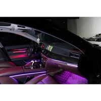 Luz Ambiental Estilo Galaxia para BMW Serie 7 F01 F02, Lámpara de Atmósfera, Iluminación Interior de Coche, Accesorios para Auto