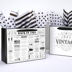 Sac de transport pour dames recyclé blanc/marron/noir/vert/Art/Kraft/sac en papier enduit sac à provisions pour vêtements/vêtements/cadeau - Product Image 2