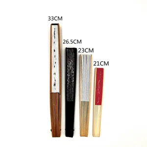 Éventail en bambou avec logo personnalisé, éventails pliants portatifs pour mariage, danse, spectacle, cadeau, éventail pour homme et femme - Product Image 6