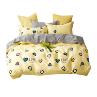 En stock tissu de coton sergé impression satin de fil peigné pour drap de lit taie d'oreiller et doublure en rouleau