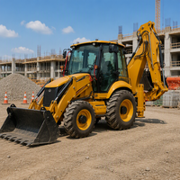 Backhoe Loader 4CX dengan Sistem Kemudi Crab Walk dan Bucket Empat-dalam-Satu untuk Tugas Pemindahan Tanah yang Serbaguna