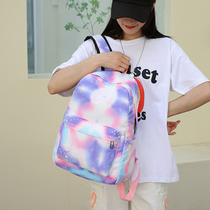 Vente chaude Étudiants Arc-En-Couleur Cartable Sacs À Lunch Ensemble De Mode Tie Dye Sac À Dos Mochilas Collège Femmes Imprimé Sac À Dos - Product Image 5