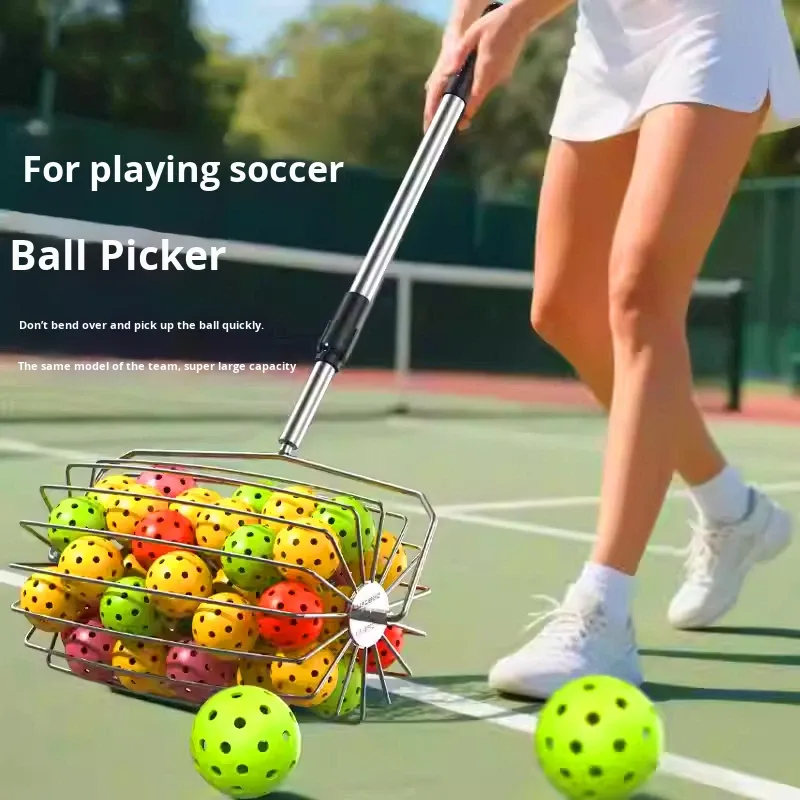 New Pickleball Telescopic Ball Picking Gadget-Portable & Quick Easy Collection