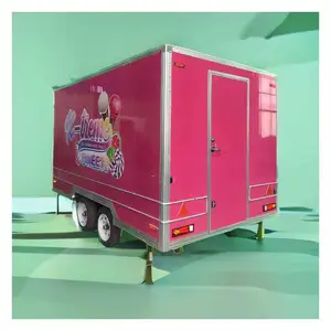 Remorque alimentaire friteuse poulet plaque chauffante voiture alimentaire Hot Dog chariot Mobile Hot Dog camion de nourriture