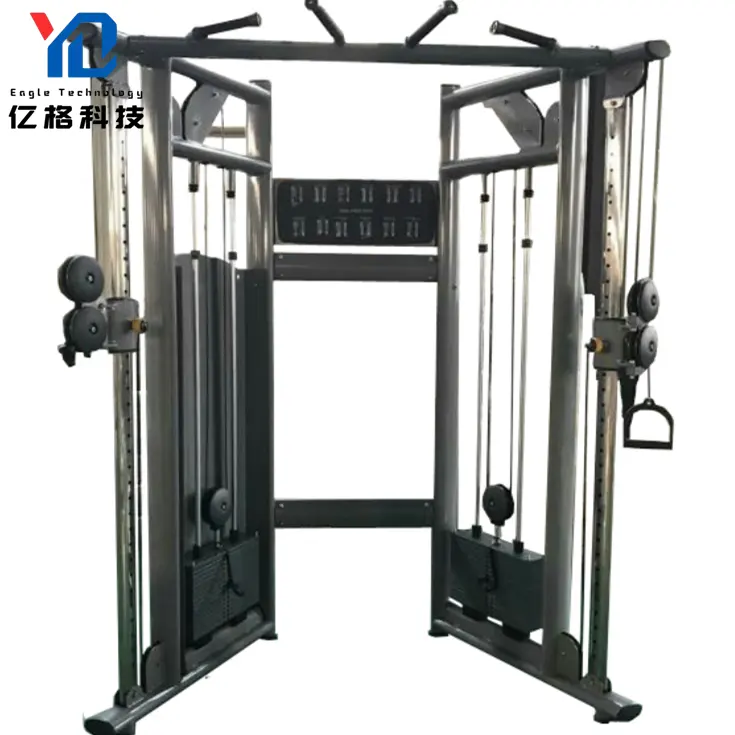YG-2051YG Fitness best selling fitness multi functional trainer/Multi function Smith Machine & Cable Crossover for gym club