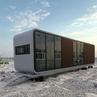 Maison Apple Maison préfabriquée résistante aux intempéries Cadre de cabine Apple Coffee House Tiny Home Space Pod Office Pod