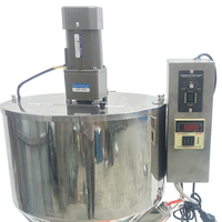 Machine semi-automatique pneumatique de chauffage et d'agitation pour le dosage de lait, jus, bière, pâtes, huile de piment et miel en bouteille