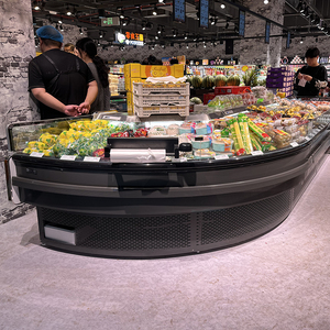 Nhà máy tùy chỉnh cao cấp siêu thị sang trọng tủ lạnh thịt hiển thị Deli Máy làm lạnh tủ lạnh đảo mát trưng bày - Product Image 4