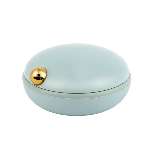 Custom Logo Sealed Moisture Proof 4 Compartments Pill Organizer Box Travel Plastic Pill Case