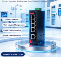 Commutateur réseau Ethernet industriel non géré de type rail DIN, 4/8/16 ports RJ45, Plug-and-Play, robuste, 10 Mbps, pour ordinateur