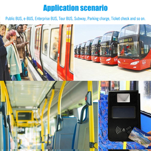 Système de <span class=keywords><strong>paiement</strong></span> par lecture de codes-barres 2D 4G+WIFI+Ethernet NFC (RFID) pour billets de bus POS P18-L2 - Product Image 6