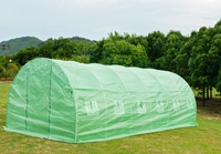 Serre hydroponique moderne en acier galvanisé robuste, kit tunnel de culture écologique pour légumes de jardin domestique