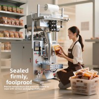Machine de remplissage de sauce entièrement automatique personnalisée pour l'emballage de pâtes/liquides avec matériaux composites et emballage en sachet