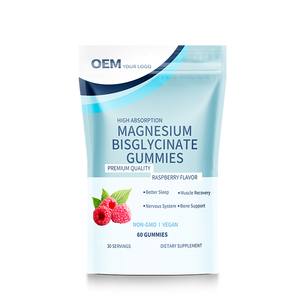 Gomitas de Bisglicinato de Magnesio OEM en Oferta, Suplemento de Bisglicinato de Magnesio Quelado que Favorece el Sueño, la Salud Nerviosa y Ósea - Product Image 1