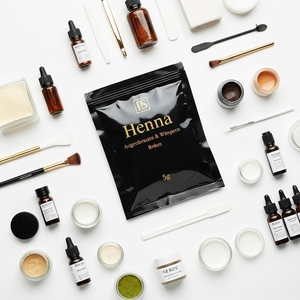 Custom OEM Eyelash Tint Bags <b>Light</b>-Blocking Mylar Pouches Wholesale Packaging for Beauty Salon - Product Image 1