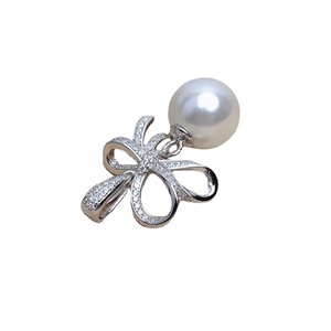 Pendentif en argent S925 fait à la main, nœud, accessoire de bijouterie féminine, avec plateau vide pour 10 à 15 perles, JG5224 - Product Image 5